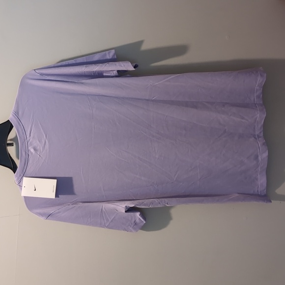 Nike Men's Dri-fit Fitness Lavender Tee - Picture 8 of 8
